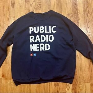 Bella Canvas Navy Blue Crewneck Sweater